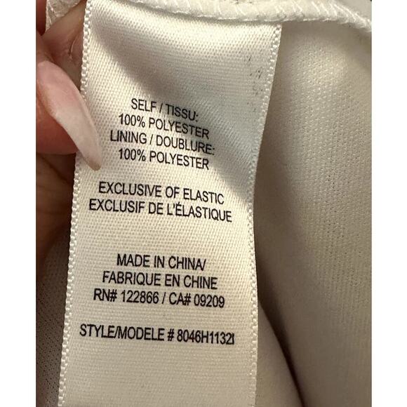 Chenault Blue Pink Vertical Stripes Smocked Neckline Sleeveless Dress Size S - Picture 4 of 5